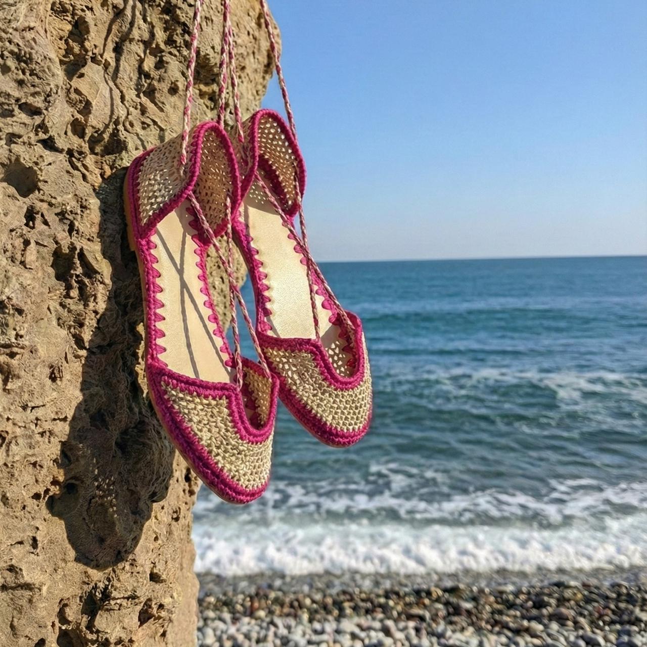 NATURAL& FUSHIA NINA